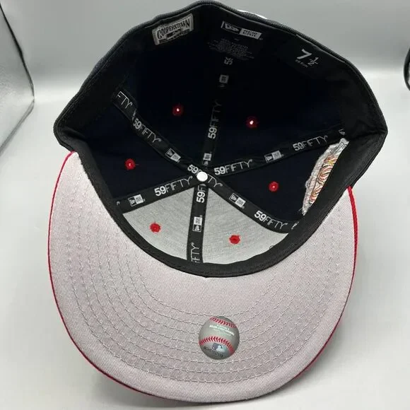 Cleveland Indians Guardians‎ Hat Men 7 1/2 100 Years 59Fifty New Era Fitted New